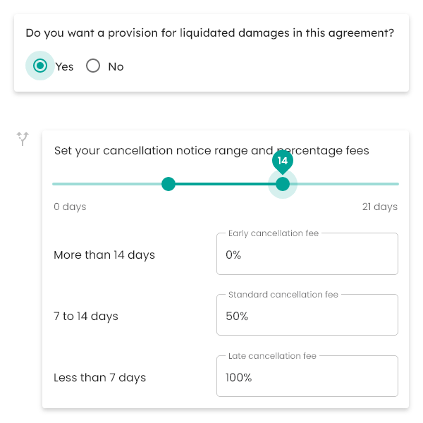 Contract Builder Mockup